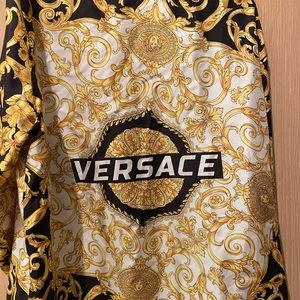 Versace silk long sleeve shirt